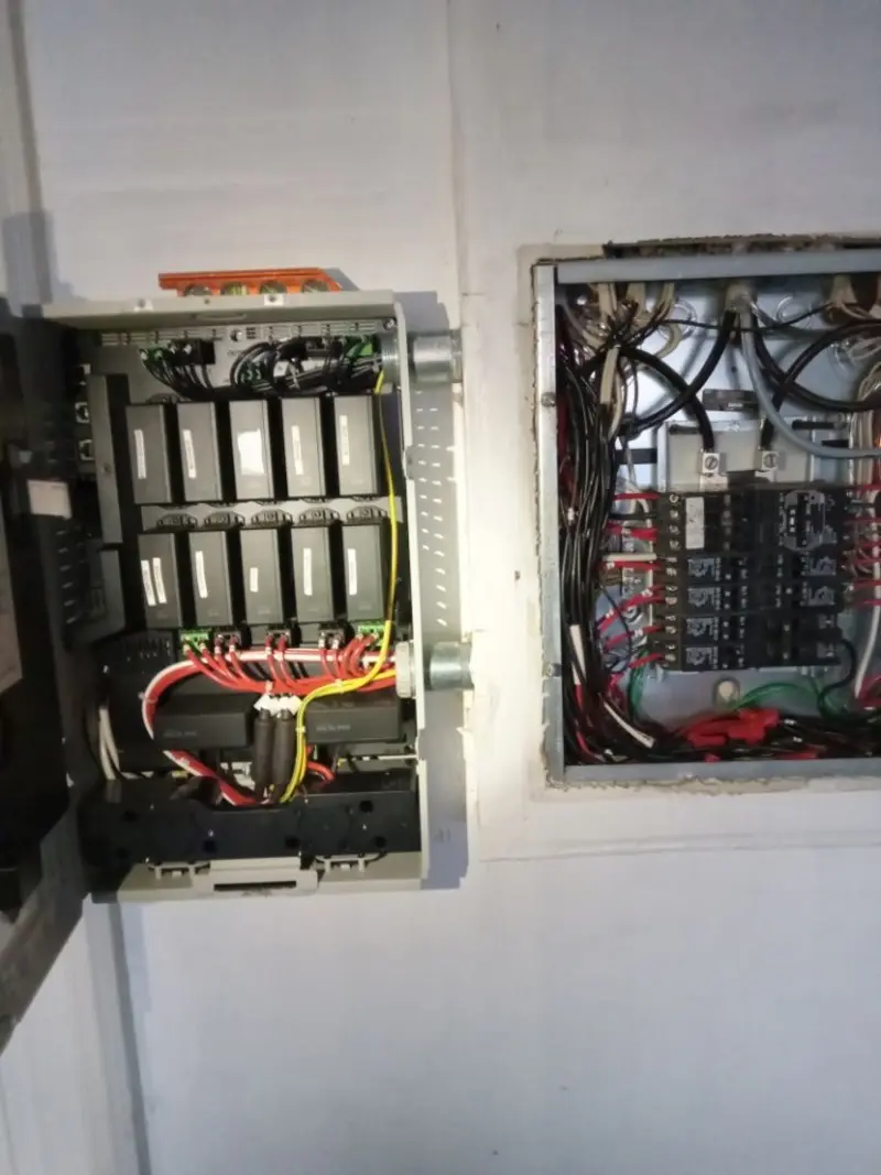 Electrical panel upgrade completed for Security Camera Wiring in West Whittier-Los Nietos